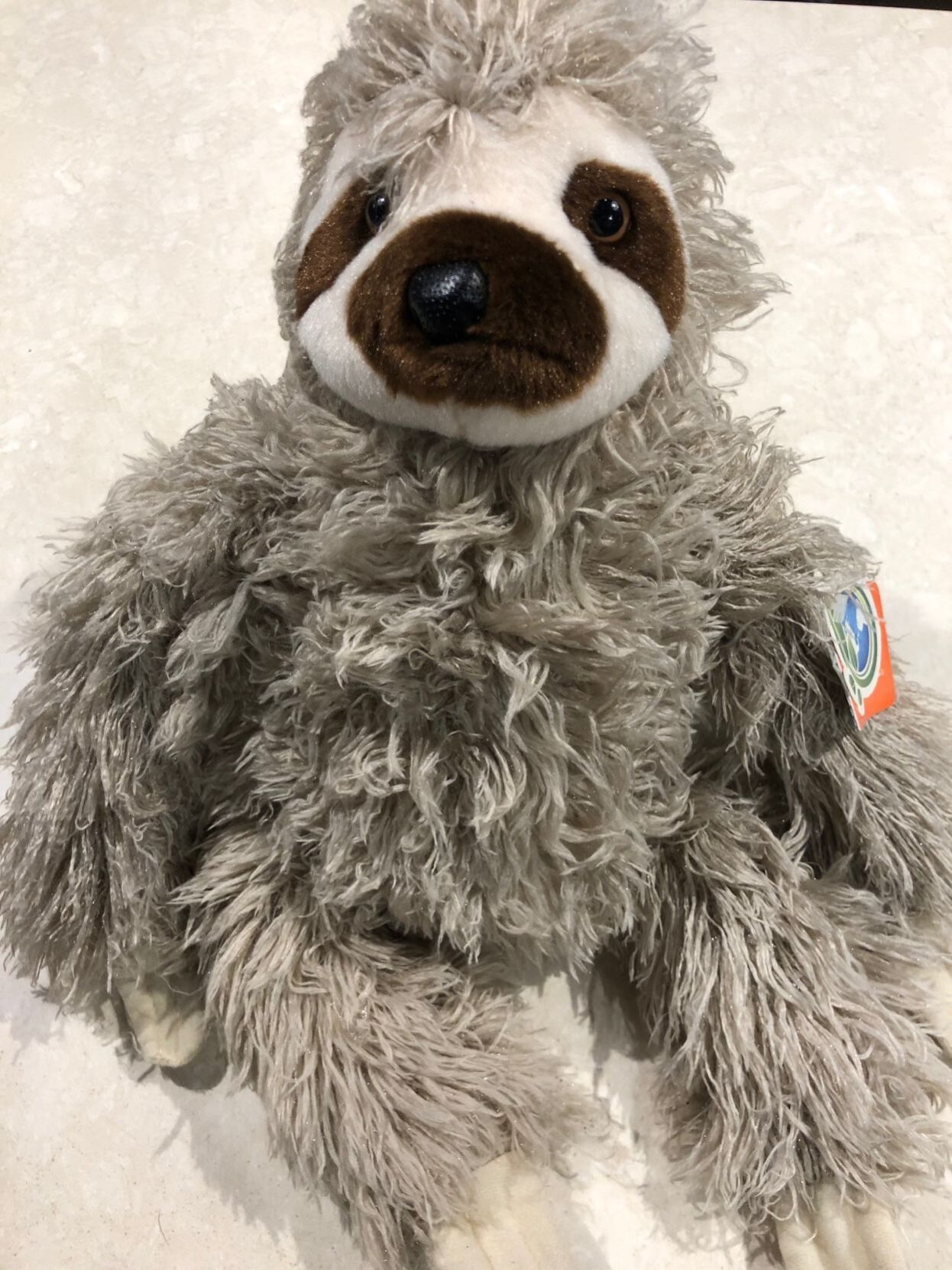 Three-toed sloth toy